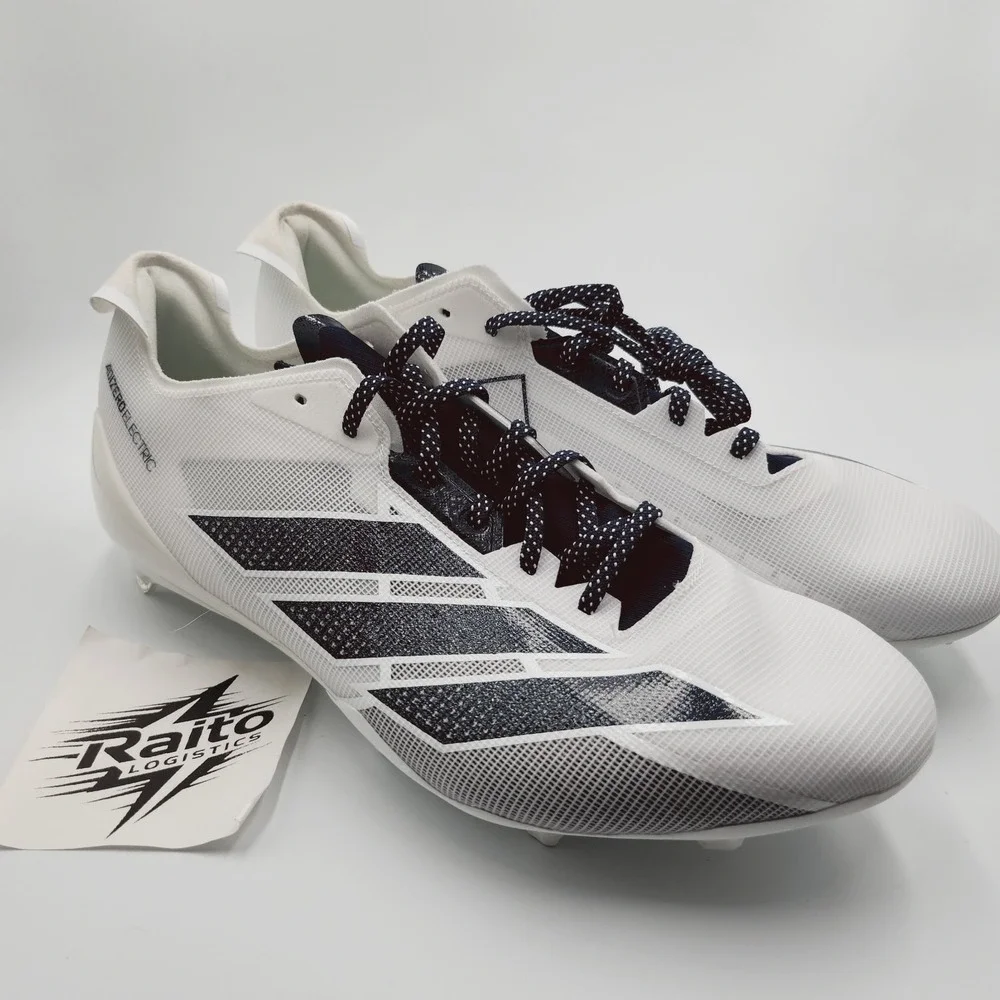 Mens Size 13 Adidas Cleats Adizero Electric II Cloud White Team Navy Blue IE6290